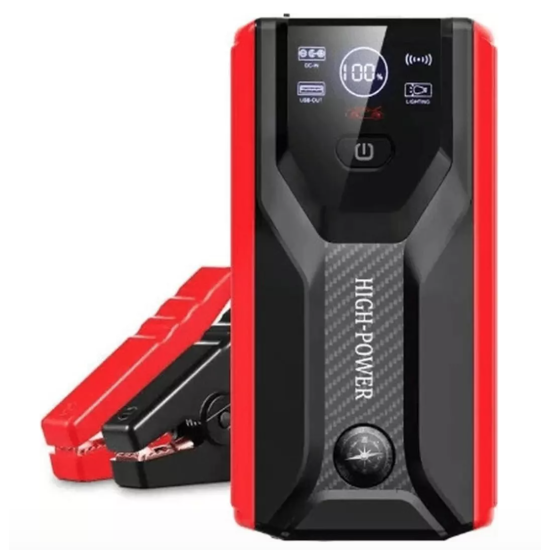 Jump Starter și Powerbank Andowl Q-D1090, 15000mAh, Negru-Rosu – Start rapid pentru auto