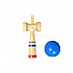 Kendama profesionala din lemn 21 cm, bila albastra