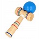 Kendama profesionala din lemn 21 cm, bila albastra