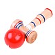 Kendama profesionala din lemn 21 cm, bila rosie