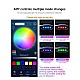 Kit 6 lumini ambientale auto grila RGB 12V