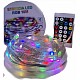 Kit banda smart, RGB, 10m cu  telecomanda si jocuri de lumini in functie de ritm muzica