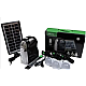 Kit camping panou solar GDLITE GD-7, 3 becuri, lanterna inclusa + usb incarcare