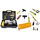 Kit pentru reparații auto: Compresor 12V cu 2 cilindri și set complet cu 7 accesorii