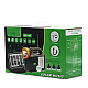 Kit solar de iluminare GD Times GD-102, 3 becuri, boxa BT, radio, 80W