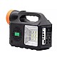 Kit solar de iluminare GD Times GD-102, 3 becuri, boxa BT, radio, 80W