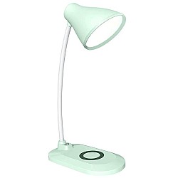 Lampa de birou LED, cu incarcator wireless, 3 nivele de iluminare, brat reglabil