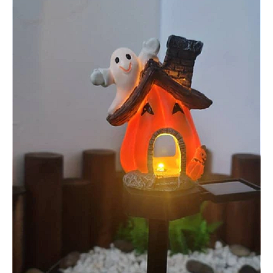 Lampa cu incarcare solara model dovleac Halloween