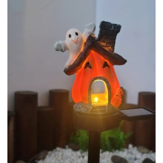 Lampa cu incarcare solara model dovleac Halloween