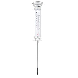 Lampa cu incarcare solara si termometru