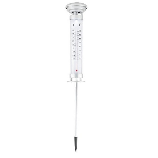 Lampa cu incarcare solara si termometru