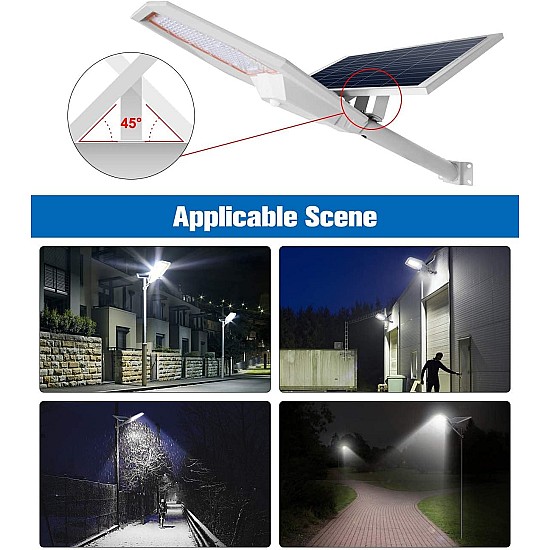 Lampa stradala cu panou solar 200 W si telecomanda , XJ802