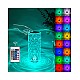 Lampa de masa stil cristal cu led si 16 culori,telecomanda si touch,incarcare USB