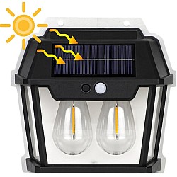 Set 2 Lampi Solare de Perete LED, 28W, cu Senzori