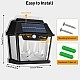 Set 2 Lampi Solare de Perete LED, 28W, cu Senzori