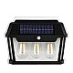 Set 2 Lampi Solare Perete LED 3 Becuri cu Senzori