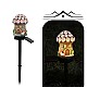 Set 2 lampi solare decor gradina – casute cu flori 