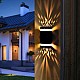 Lampa solara decorativa pentru perete IP65, 1.2V, 600mah, 15.1 x 9 x 6 cm