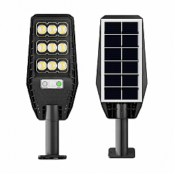 Lampa Solara cu Telecomanda Jortan 300W COB, 1500mAh si 9 Casete LED pentru Iluminat Exterior