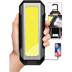 Lampa de Lucru LED + COB Andowl QD77 cu USB Magnet Agatatoare C