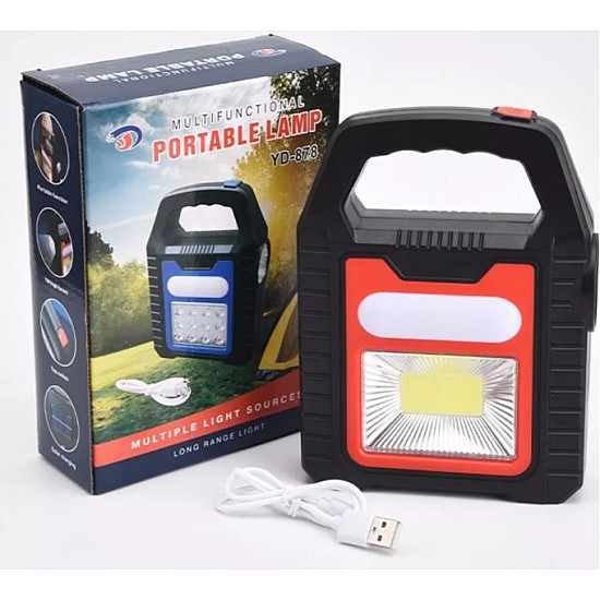 Lampa portabila cu incarcare solara 50 W COB 