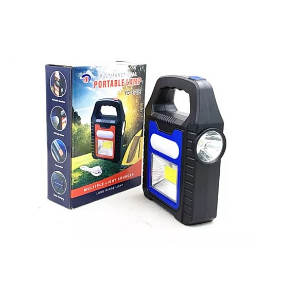 Lampa portabila cu incarcare solara 50 W COB 