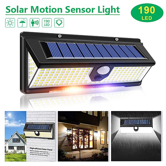 Lampa solara de perete 190 LED
