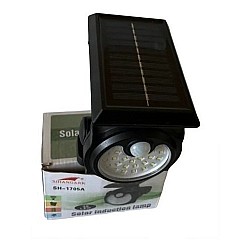 Lampa cu incarcare solara , senzor de miscare si 26 led-uri