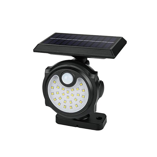 Lampa cu incarcare solara , senzor de miscare si 26 led-uri