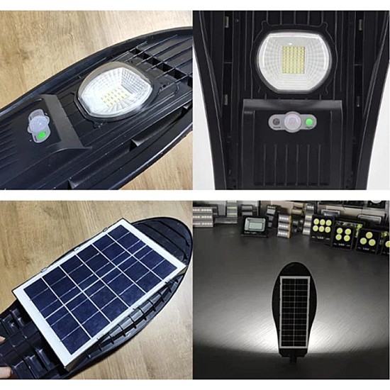 Lampa Solară Stradală 50W cu Panou Fotovoltaic