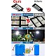 Lampa cu incarcare solara 800 W cu telecomanda si suport metalic