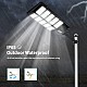 Lampa cu incarcare solara 800 W cu telecomanda si suport metalic