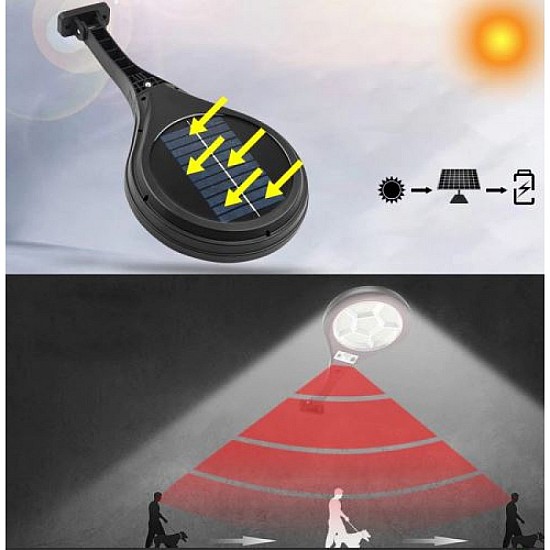 Lampa solara LED 8023D, 109 SMD, telecomanda, 20W