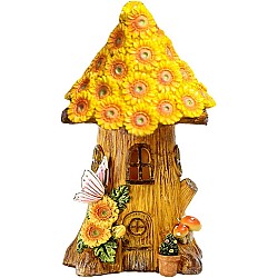 Lampa decorativa de gradina cu încarcare solara ,model casuta din povesti