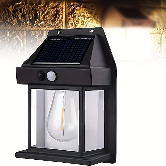 Set 2 Lampi led cu incarcare solara  si senzor de lumina ,prindere pe perete 3 W CB 888