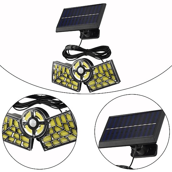 Lampa solara de gradina ,putere 48W