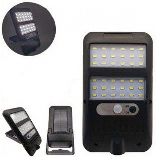 Lampa reglabila cu panou solar si senzor de miscare, 36 LED