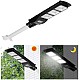 Lampa stradala proiector LED cu Incarcare Solara prin Panou Fotovoltaic + telecomanda
