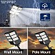 Lampa cu incarcare solara 600 W cu telecomanda si suport metalic