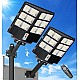 Lampa cu incarcare solara 600 W cu telecomanda si suport metalic