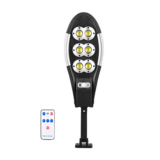 Lampa solara stradala cu senzor de miscare si telecomanda ,100 W,6 casete COB