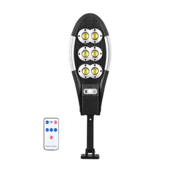 Lampa solara stradala cu senzor de miscare si telecomanda ,100 W,6 casete COB