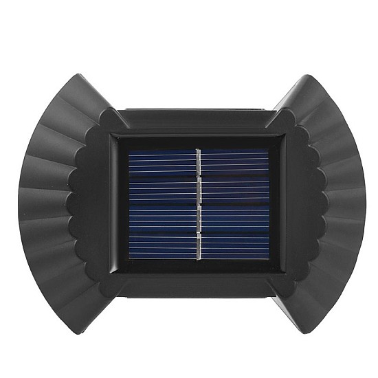 Set 4 Lampi Solare de Perete Decorative, Ip65, Rezistenta la Apa, Lumina Calda