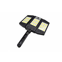 Lampa solara tripla perete cu telecomanda si senzor de lumina