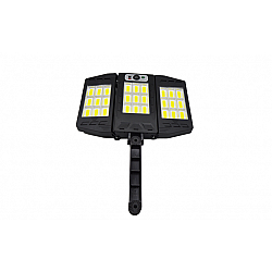Lampa solara tripla perete cu telecomanda si senzor de lumina