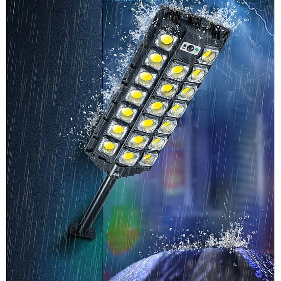 Lampa stradala cu 620 led,senzor de miscare si telecomanda 