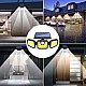 LAMPA TRIPLA SPLIT, CU PANOU SOLAR SI SENZOR DE MISCARE