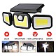 LAMPA TRIPLA SPLIT, CU PANOU SOLAR SI SENZOR DE MISCARE