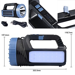Lanterna solara LED cu lumina laterala si frontala Q-D691