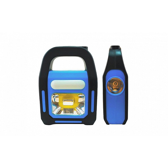 Lanterna LED cu incarcare solara, USB, COB, RDC113